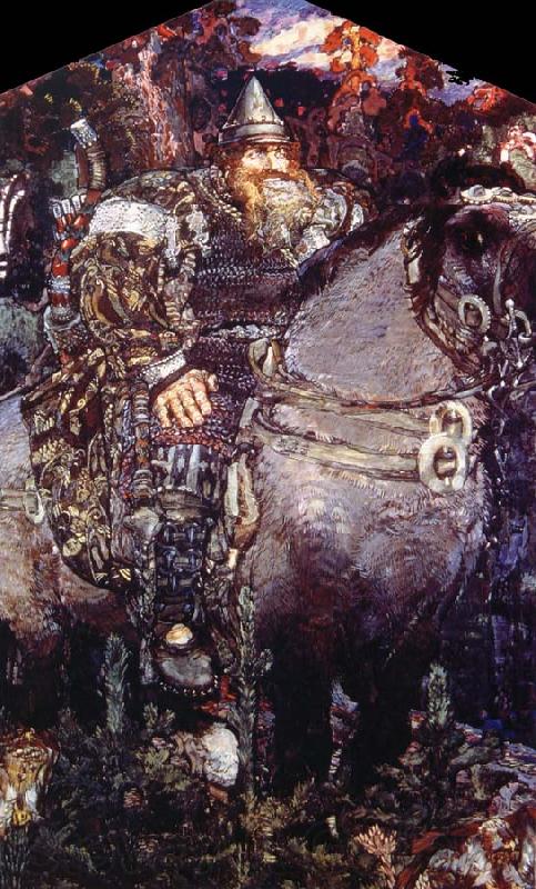 Mikhail Vrubel Warrior Norge oil painting art
